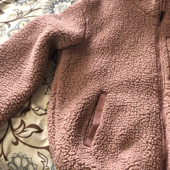 Pink Teddy hooded jacket - Picture 2 of 5